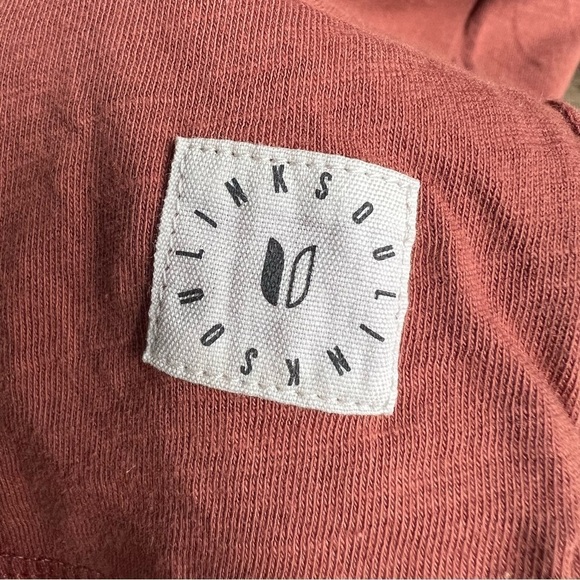 Linksoul Men’s Hopper Knit Polo Rust Color Golf Polo Luxury Cotton, Large - Picture 5 of 8